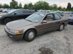 Honda salvage cars for sale: 1991 Honda Accord EX