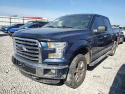 Salvage cars for sale at Cahokia Heights, IL auction: 2015 Ford F150 Supercrew