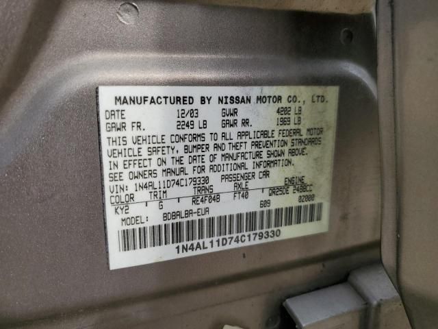 2004 Nissan Altima Base