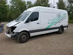 Salvage trucks for sale at Cookstown, ON auction: 2018 Mercedes-Benz Sprinter 2500