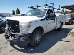 Salvage trucks for sale at Hayward, CA auction: 2012 Ford F350 Super Duty