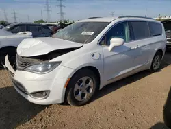 Salvage cars for sale at Elgin, IL auction: 2018 Chrysler Pacifica Hybrid Touring L