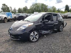 Salvage cars for sale at Portland, OR auction: 2014 Nissan Leaf S