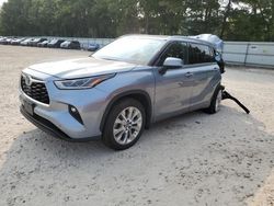 Toyota salvage cars for sale: 2022 Toyota Highlander Hybrid Limited