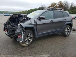 Salvage cars for sale at Brookhaven, NY auction: 2016 Jeep Cherokee Trailhawk