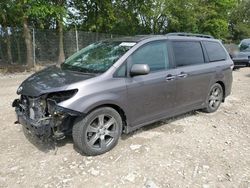 Toyota Sienna Vehiculos salvage en venta: 2017 Toyota Sienna SE