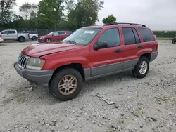 Salvage cars for sale at Cicero, IN auction: 2002 Jeep Grand Cherokee Laredo