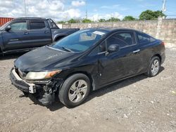 Salvage cars for sale at Homestead, FL auction: 2012 Honda Civic LX