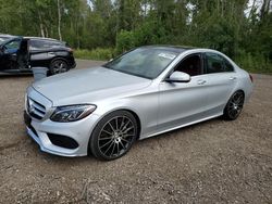 Flood-damaged cars for sale at auction: 2015 Mercedes-Benz C 400 4matic