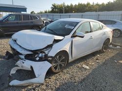 Nissan salvage cars for sale: 2021 Nissan Sentra SV