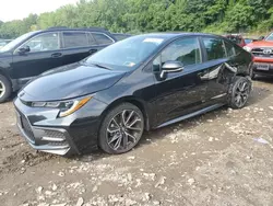 Salvage cars for sale at Marlboro, NY auction: 2022 Toyota Corolla XSE