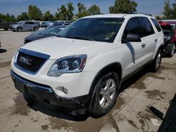 Flood-damaged cars for sale at auction: 2012 GMC Acadia SLE