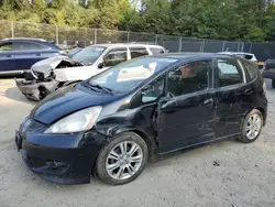 Honda salvage cars for sale: 2009 Honda FIT Sport