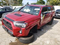 Toyota 4runner salvage cars for sale: 2021 Toyota 4runner SR5 Premium