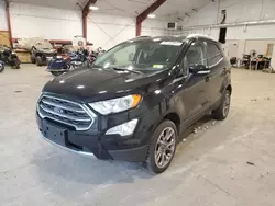 Salvage cars for sale at Center Rutland, VT auction: 2021 Ford Ecosport Titanium