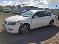 Salvage cars for sale at Kapolei, HI auction: 2013 Honda Accord LX