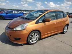 2009 Honda FIT Sport en venta en Grand Prairie, TX