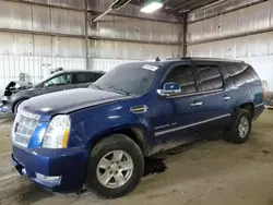 Salvage cars for sale at Des Moines, IA auction: 2012 Cadillac Escalade ESV Platinum