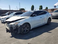 Salvage cars for sale at Wilmington, CA auction: 2016 Nissan Maxima 3.5S