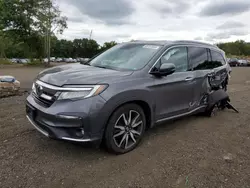 Salvage cars for sale at New Britain, CT auction: 2021 Honda Pilot Touring