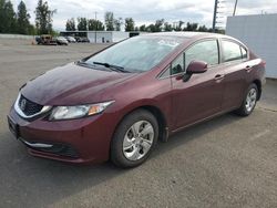 Salvage cars for sale at Portland, OR auction: 2013 Honda Civic LX