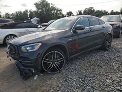 Mercedes-Benz salvage cars for sale: 2021 Mercedes-Benz GLC Coupe 43 4matic AMG