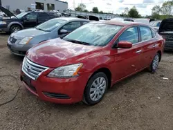 Salvage cars for sale at Elgin, IL auction: 2014 Nissan Sentra S