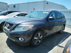 Salvage cars for sale at Vallejo, CA auction: 2014 Nissan Pathfinder S