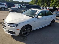 Salvage cars for sale at Glassboro, NJ auction: 2018 Audi A4 Premium Plus