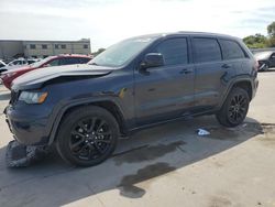 Salvage cars for sale at Wilmer, TX auction: 2017 Jeep Grand Cherokee Laredo