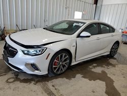 Buick Regal salvage cars for sale: 2018 Buick Regal GS