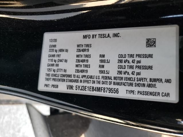 2021 Tesla Model 3