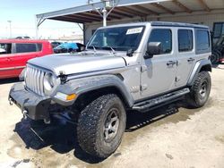 Salvage cars for sale at Los Angeles, CA auction: 2018 Jeep Wrangler Unlimited Sport