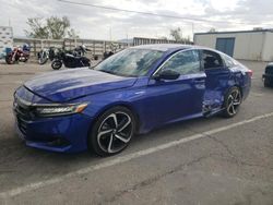 Salvage cars for sale from Copart Anthony, TX: 2022 Honda Accord Hybrid Sport