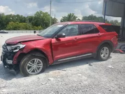 Salvage cars for sale at Cartersville, GA auction: 2024 Ford Explorer XLT