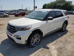 Salvage cars for sale at Oklahoma City, OK auction: 2020 Ford Explorer XLT