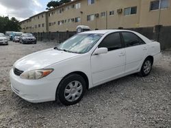 Toyota salvage cars for sale: 2004 Toyota Camry LE