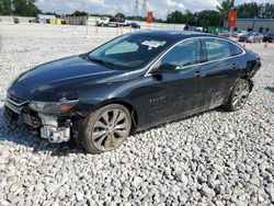 Salvage cars for sale at Barberton, OH auction: 2017 Chevrolet Malibu Premier