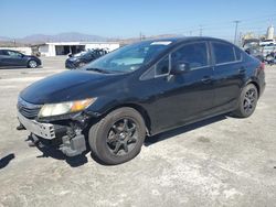 Salvage cars for sale at Sun Valley, CA auction: 2012 Honda Civic LX