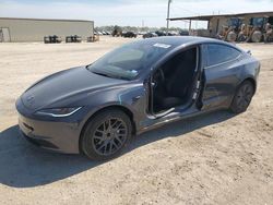 Salvage cars for sale at Temple, TX auction: 2024 Tesla Model 3