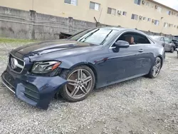 Salvage cars for sale at Opa Locka, FL auction: 2018 Mercedes-Benz E 400