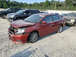 Salvage cars for sale at Ellenwood, GA auction: 2016 Nissan Sentra S