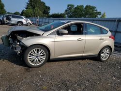 Salvage cars for sale at Finksburg, MD auction: 2017 Ford Focus Titanium