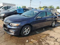 Chevrolet salvage cars for sale: 2017 Chevrolet Malibu LS