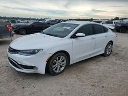 Salvage cars for sale at Houston, TX auction: 2015 Chrysler 200 Limited