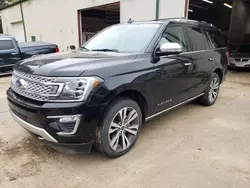 Salvage cars for sale from Copart Ham Lake, MN: 2021 Ford Expedition Platinum