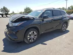 Carros híbridos a la venta en subasta: 2020 Toyota Highlander Hybrid XLE