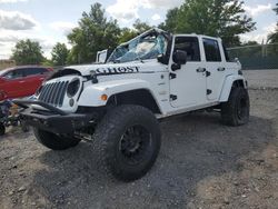 Jeep salvage cars for sale: 2013 Jeep Wrangler Unlimited Sahara