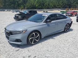 Salvage cars for sale at Gainesville, GA auction: 2022 Honda Accord Sport