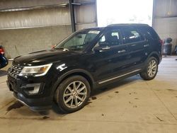 Salvage cars for sale at Chalfont, PA auction: 2017 Ford Explorer Limited